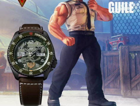 【街霸联名款】SEIKO精工5号，几乎全新...