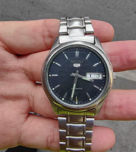 日本精工男士机械手表一块 [调皮]动一动走...