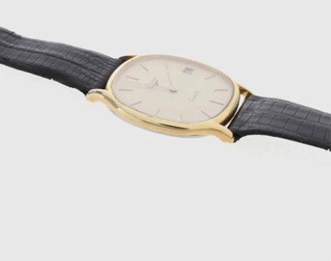 #Seiko/精工 精工金色方盘石英手表。...