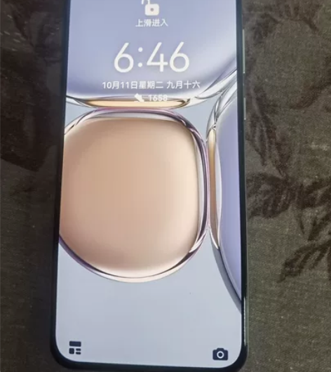 华为p50E白色绝美,2022.8月激活质...