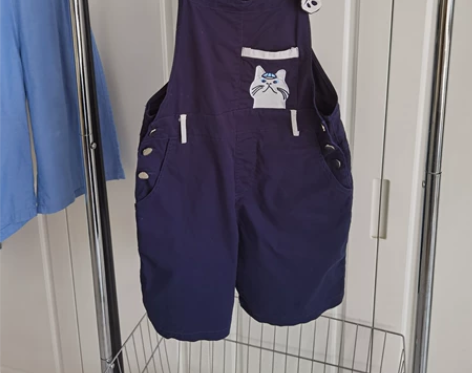 ?104.少女夏装短裤阔腿裤初中学生夏季猫...