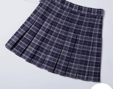 短裙百褶裙白色高腰2019新款半身裙夏大码...