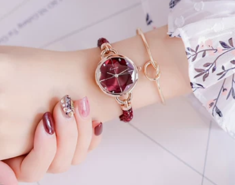 ?kimio手表女学生韩版简约细带手链表女...