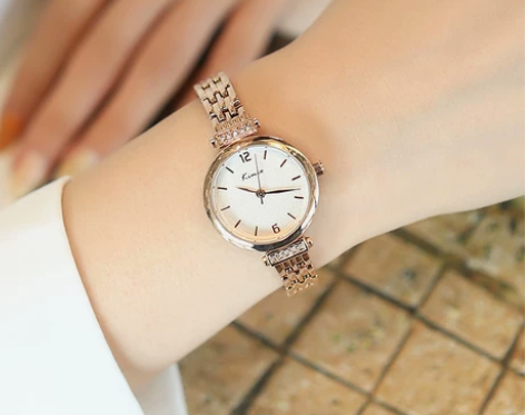 金米欧手表女简约细带小巧气质女款小众品牌独...