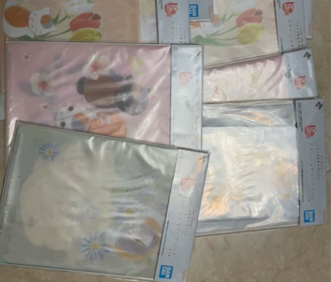 万代一番赏，猫老师与花卉。E赏文件夹。 感...