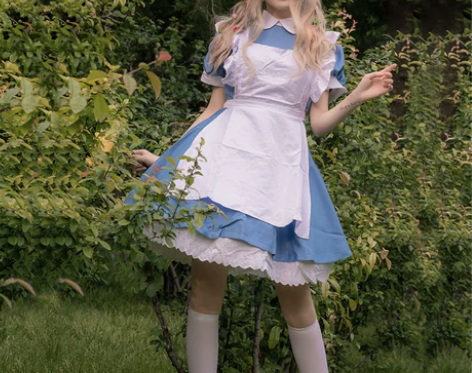 猫老师欧美女仆装cosplay女装爱丽丝女...