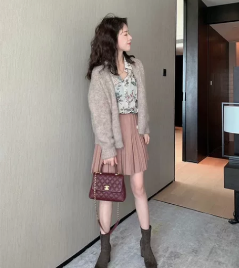 TMH 粗线毛衣女宽松外穿秋冬韩版慵懒百搭...