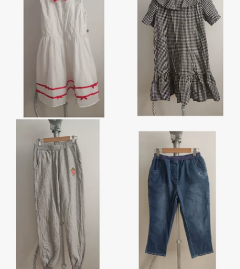 (打包出4件)女童品牌春夏秋装4件 1.全...