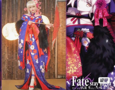 悠窝窝家 fate saber和服 大全套...