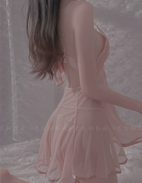 性感睡裙吊带网纱透明器情调睡衣内衣诱惑纯欲女