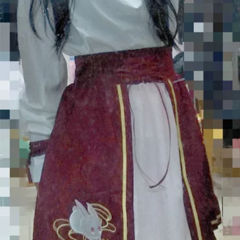 汉服 红色 短裙 夏款寄明月 S##amp...