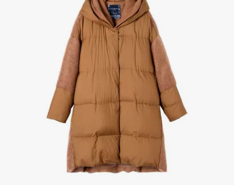 山花灿 鹅绒服 M码 9新 吊牌剪下来了 ...