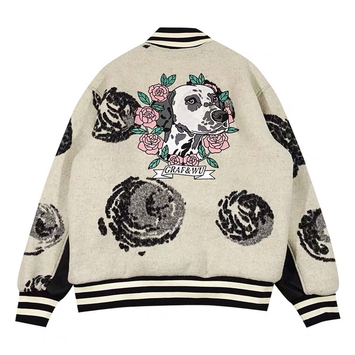 GRAF原创品牌「特殊面料」粉色花卉斑点狗...