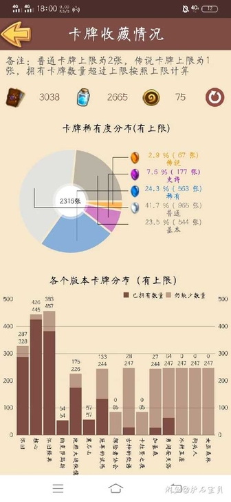 炉石传说成品账号67橙177紫2665粉尘...