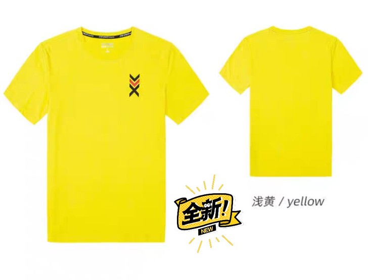 特步短袖，黄色，尺码175/96A(L)，...