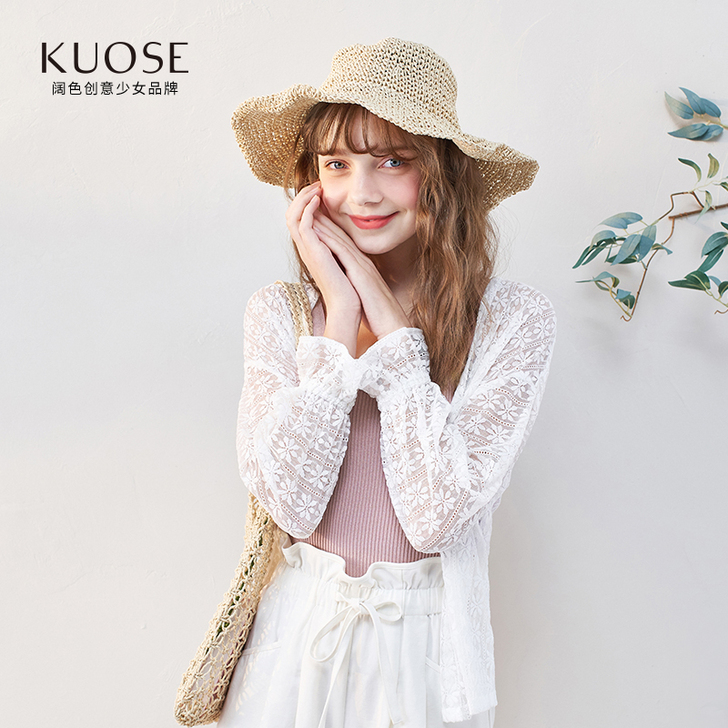 新款韩版薄蕾丝衫