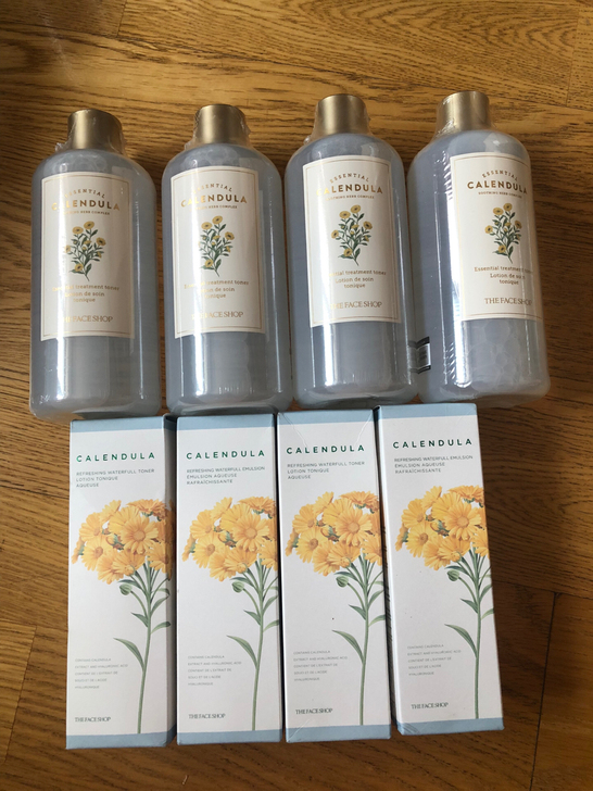 The face shop菲诗小铺金盏花明...