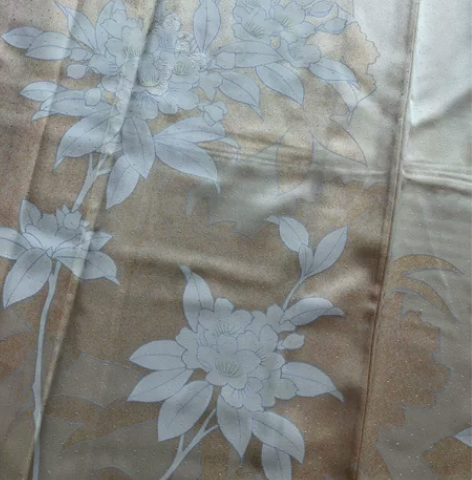 kiya喜屋淡黄花枝访问 材质:正绢哑光 ...