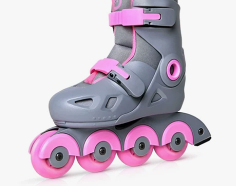 小寻溜冰鞋直排轮滑鞋儿童男童女童小孩子旱冰...