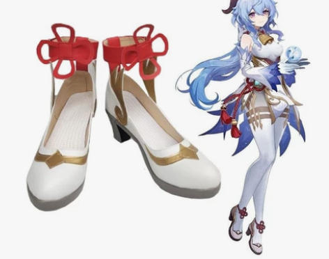 甘雨COS鞋定制动漫游戏人物原神COSpl...