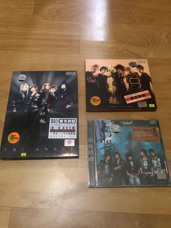 #韩专#东方神起早起专辑CD，品相极好可收...