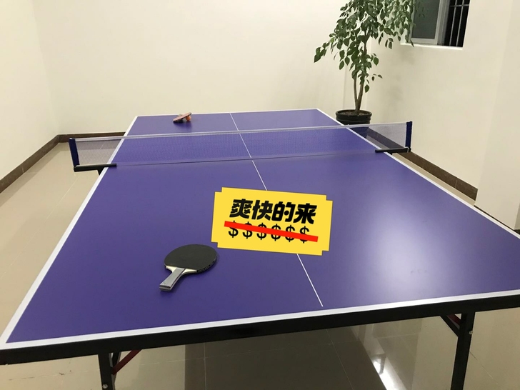 急出！还有几台新的可折叠赛事专用乒乓球桌标...