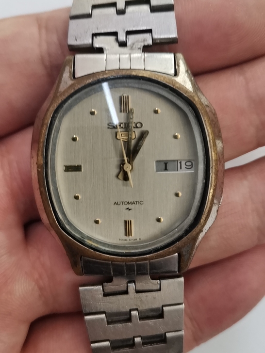 古董自动精工5号,机芯已经做好保养,测试走...