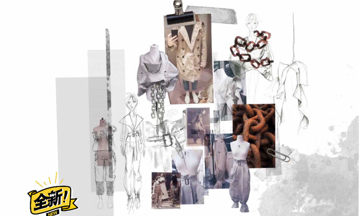 服装灵感版代做.作品集代做