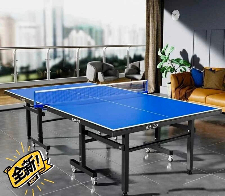 家庭闲置儿童款乒乓球桌可以折叠室内外都有比...