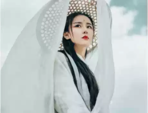 侠女摄影道具武侠古风斗笠遮容帽斗笠摄影写真...