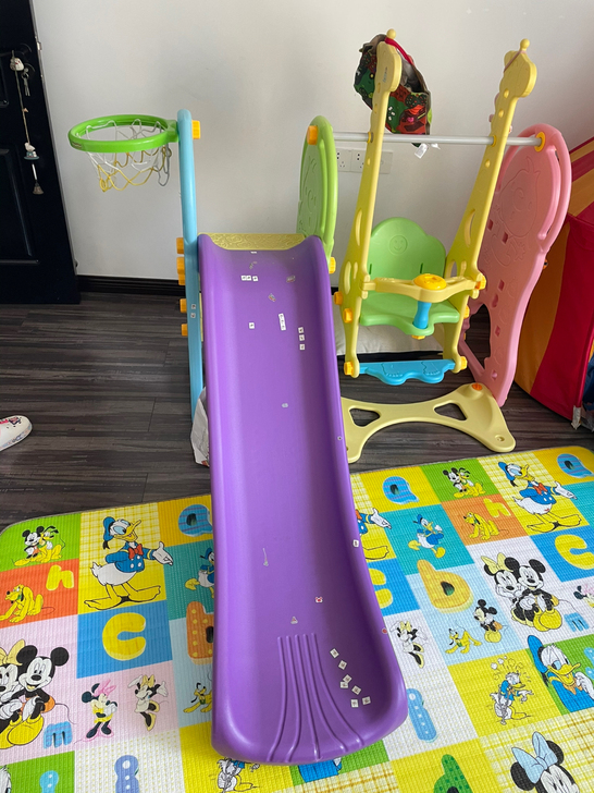 室内滑滑梯，可拆卸，微瑕自提，不能快递