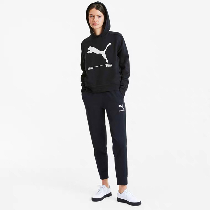 PUMA彪马官方正品 新款女子休闲连帽卫衣...