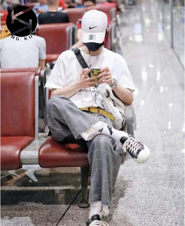 Nike耐克 王一博同款白色棒球鸭舌帽 可...