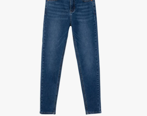 LEIYU紧身牛仔裤女 2020秋季高腰弹...