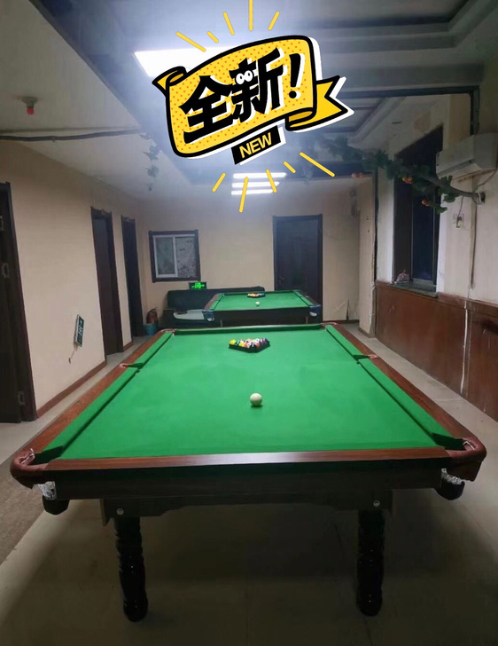 【全新急售】成人标准黑八球桌台球桌标准家庭...