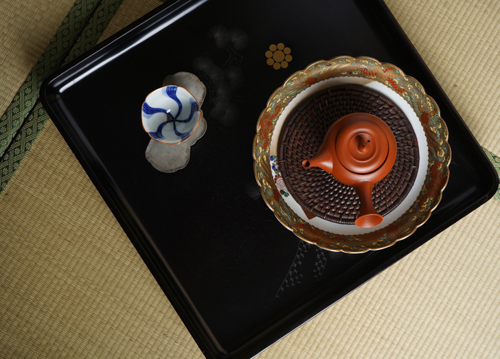 日本漆木##amp;middot;茶盘 实...