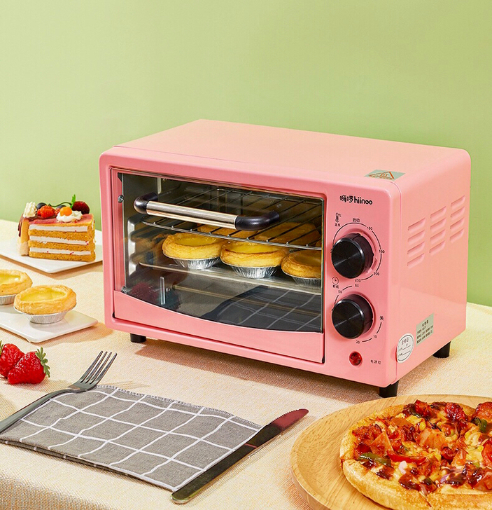 家用小型双层多功能全自动电烤箱12升