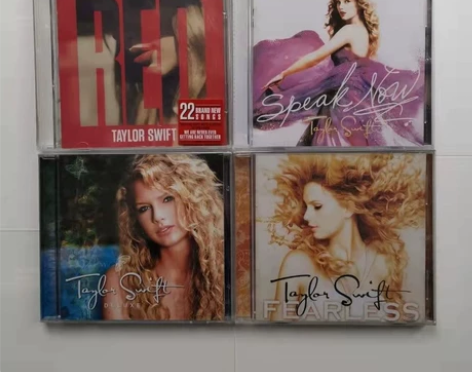 泰勒斯威夫特 4张专辑 打包 5CD 全新...