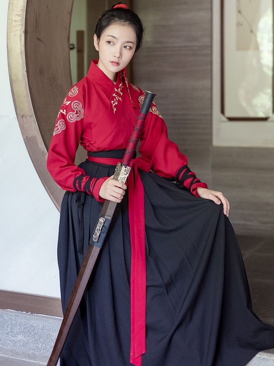 重回汉唐汉服四件套160码