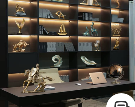 饰品装饰高档办公室现代轻奢摆件老板领导桌面...