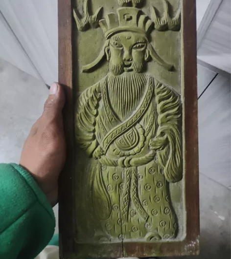 民国灶神 神牌 木雕民俗 保平安  尺寸大...