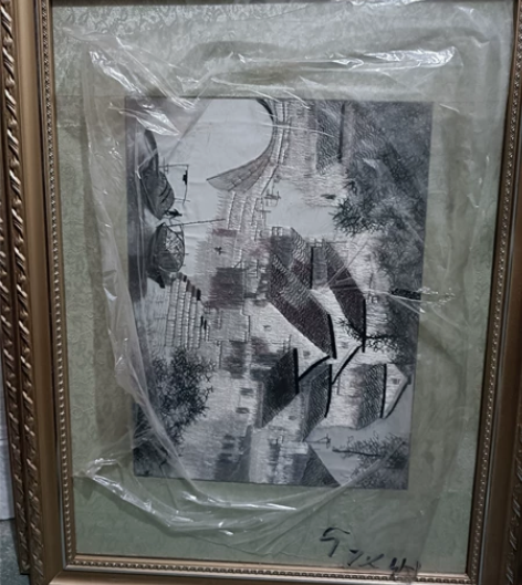 苏绣刺绣画 装饰画 刺绣画 刺绣装...