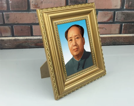 毛主像画像有带相框办公桌面摆件摆台毛主像海...