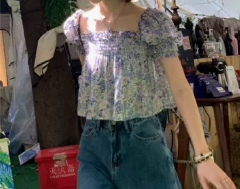 吾小智 | 独家浪漫油画~清冷感刺绣花瓣碎...