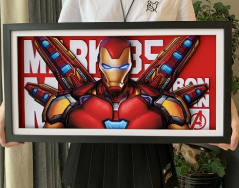 钢铁侠装饰画 MARK85 复联4终局之战...