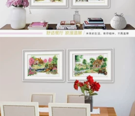 ?图太多全新KS 十字绣套件 暖春72x5...