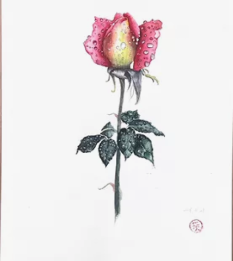 水彩装饰画。同城可自取!尺寸:210x28...