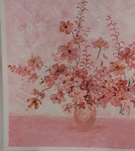 手绘丙烯装饰画 来一副手绘吧 打印和手绘还...