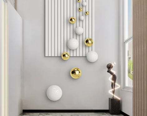 【天猫双12】3d立体玄关装饰画简约现代走...