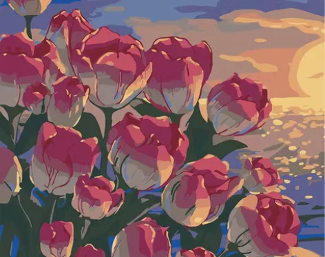 【装饰画！一个10 两个18】数字油画di...